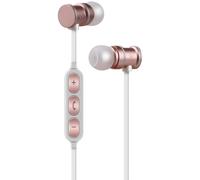 AV:Link White Wireless Earphones And Wireless Charging Digital Clock Alarm Kit