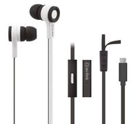 AV:Link Wired USB-C Earphones with Microphone | Rubberised In-Ear Buds