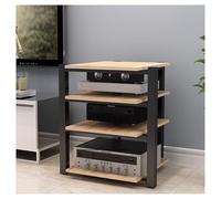 AV Ma Stand Pom Wood o Video Shelving Unit Ste Rack & Ma Cabinet CD nizer for Home Office Studio & Theater (70x55x90cm) Slish & Sto Solut