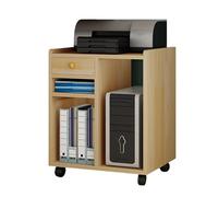 AV Media Stand,audio Rack,Storage Shelf,Suitable for Hotel,Singing Hall,Classrooms,Apartment,Music Studios,Recreation Centers(Wood color)