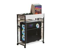 AV Media Stand,Speaker Bracket,Storage Shelf,Suitable for Study,Hotel,Singing Hall,Classrooms,Recreation Centers,Duplex Apartment(White)