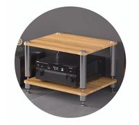 AV Shelf With Shock-absorbing Feet - HIFI Stand For Audio Video Components, 2/3/4-Tiers HiFi Rack, Record Player Stand And Cabinet