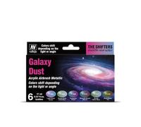 AV Vallejo Eccentric Colors - The Shifters - Galaxy Dust (6), 17 ml (Pack of 6)