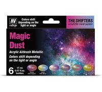 AV Vallejo Eccentric Colors - The Shifters - Magic Dust (6), 17 ml (Pack of 6)