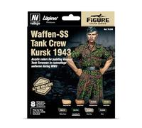 AV Vallejo MC Set - Alpine SS Waffen Tank Crew ((x8) & Fig