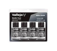 Createx Vallejo AV Metal Color Set – Metallic Panel
