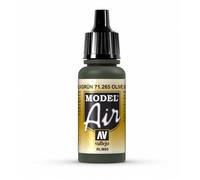 AV Vallejo Model Air 17ml -Olive Green RLM80