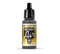 AV Vallejo Model Air 17ml -Tyre Black
