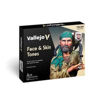 AV Vallejo Model Color Set - Face & Skin Tones (16)