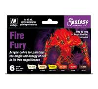 VAL70243 - AV Vallejo Model Color Set - Fire Fury (6)