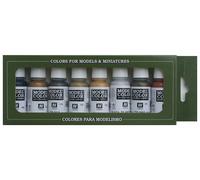 AV Vallejo Model Color Set Metallics (x8) # 70118