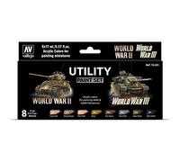 AV Vallejo Model Color Set - Utility paint set (8)