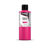 AV Vallejo Premium Color, 200ml, Fluorescent Magenta, Model paint, VAL63036