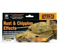 AV Vallejo Rust & Chipping Effects Acrylic Colour Set For Models