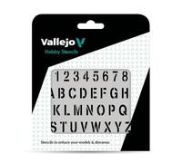 Vallejo Stencils ST-LET002 Stamp Font