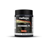 AV Vallejo Weathering Effects 200ml - Black Thick Mud, VAL26812