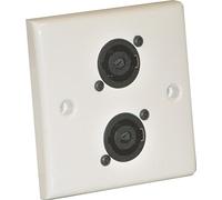 AV Wall Plate With 2 x Speakon NL4MP) Speaker Connector