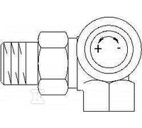 AV9 DN15 Right-Angle Thermostatic Valve 1183473