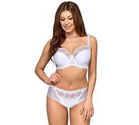 AVA 1030 Underwired Half Padded Full Cup Bra Not Separable Regulated Straps Made in EU, White,38B