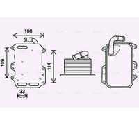 AVA AI3405 Cooling Oil cooler