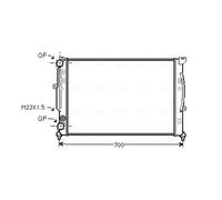 AVA AIA2123 Cooling Radiator