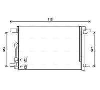 PRASCO VNA5335D Air conditioning condenser