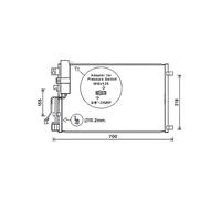 AVA Air Conditioning A/C Condenser Fits Nissan Qashqai/Qashqai+2 DNA5283D