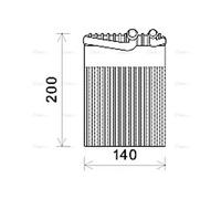 AVA COOLING SYSTEMS MSV554 Air conditioning evaporator
