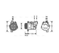 AVA COOLING SYSTEMS BWAK319 Air conditioning compressor