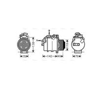 PRASCO BWAK387 Air conditioning compressor