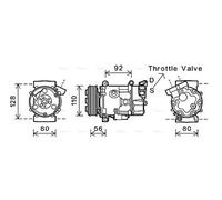 AVA COOLING SYSTEMS BWAK416 Air conditioning compressor