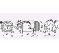 AVA Aircon Compressor BWAK567 for Mini Mini Cooper (2014) 1.5