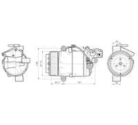 AVA COOLING SYSTEMS BWAK630 Air conditioning compressor