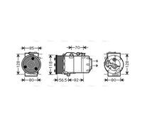 PRASCO FDAK394 Air conditioning compressor