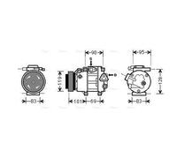 AVA COOLING SYSTEMS HYAK237 Air conditioning compressor