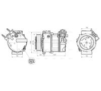 AVA COOLING SYSTEMS JRAK061 Air conditioning compressor