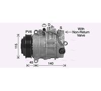 AVA Aircon Compressor MSAK755 for MERCEDES-BENZ C-SERIES W204 (2007) C200 2.2 CD