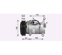 AVA COOLING SYSTEMS MZAK300 Air conditioning compressor