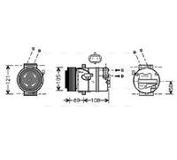 PRASCO OLAK426 Air conditioning compressor