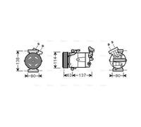 AVA COOLING SYSTEMS RTAK437 Air conditioning compressor