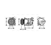 PRASCO VOAK144 Air conditioning compressor