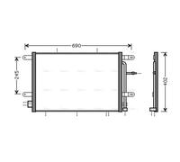AVA COOLING SYSTEMS AI5239 Air conditioning condenser
