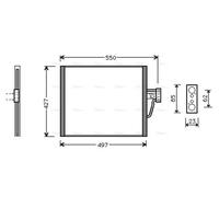AVA Aircon Condenser BW5213 for BMW 5 Seriess E39 (1996) 520I 2.0