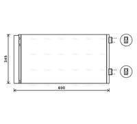 AVA COOLING SYSTEMS BW5414D Air conditioning condenser