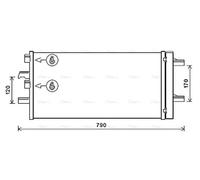 Air Con Condenser BW5550D AVA AC Conditioning 64509271204 9271204