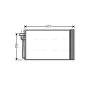 PRASCO BWA5267D Air conditioning condenser