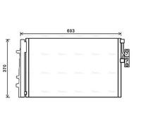 PRASCO BWA5479D Air conditioning condenser
