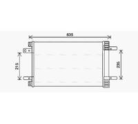 PRASCO CN5311D Air conditioning condenser