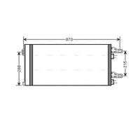 PRASCO CNA5246D Air conditioning condenser