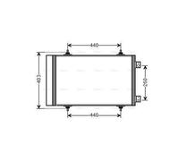 PRASCO CNA5263D Air conditioning condenser